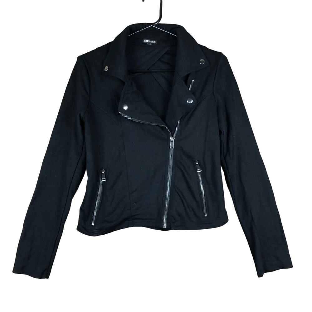 Express Black Moto Jacket